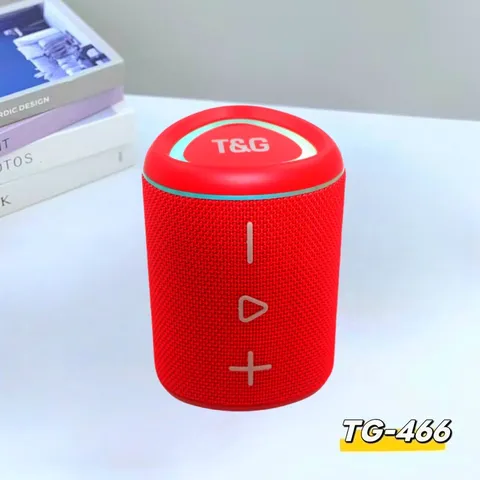 Portable Bluetooth Speaker TWS Wireless Subwoofer With RGB LED Lights TF Card FM Radio Hands-Free Call Plastic Audio
