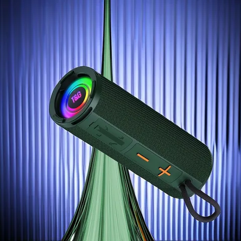 Tragbarer Kabelloser Bluetooth Lautsprecher RGB Umgebungslicht Outdoor Tiefer Bass Mini Soundbar Handheld Subwoofer