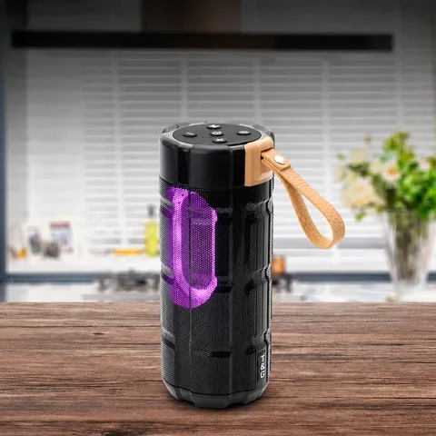 Haut-parleur Bluetooth Extérieur Imperméable Subwoofer Sans Fil Portable Son Stéréo Avec Lumière LED Lumières Colorées Pour Fête à Maison