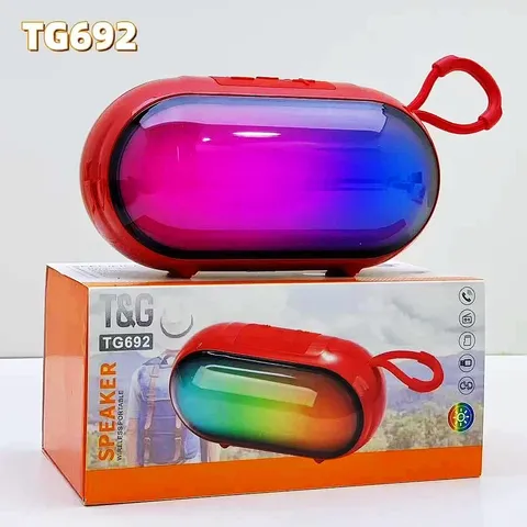 Portable Wireless Bluetooth Speaker RGB Colorful Light TWS Stereo Outdoor Home Desktop Subwoofer Mini Sound Box
