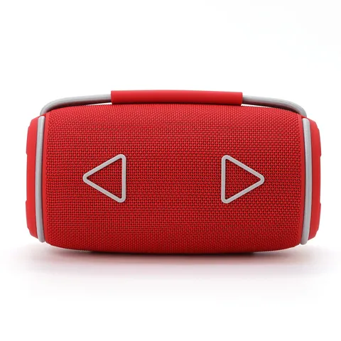 Tragbarer Kabelloser Bluetooth Lautsprecher Outdoor Zylindrischer Subwoofer Mit RGB Licht Und Griff