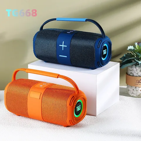 Tragbarer Kabelloser Bluetooth Lautsprecher Outdoor Stereo Sound Starker Bass RGB LED Licht Tragbares Handheld Musik Audio Gerät