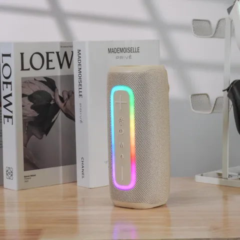 Portable Bluetooth Speaker Wireless Outdoor Subwoofer With RGB Ambient Light TF Card Playback Portable Stereo Sound Box