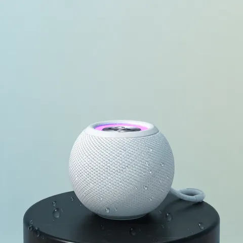 Haut Parleur Bluetooth Sans Fil Portable Mini Subwoofer Extérieur Avec Lumière Colorée RGB Support Carte TF Appel Mains Libres