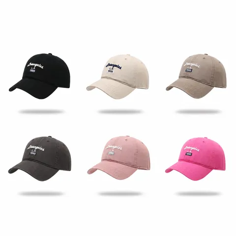 Unisex Casual Βαμβακερό Καπέλο Μπέιζμπολ Με Τρισδιάστατο Κέντημα Γραμμάτων Los Angeles 1995 Ρυθμιζόμενο Αθλητικό Καπέλο