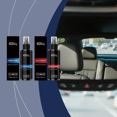 Rayhong Auto Lufterfrischer Langanhaltende Geruchsentfernung Spray Duft Auto Innenraum Deoroller Frischer Duft Parfümflasche