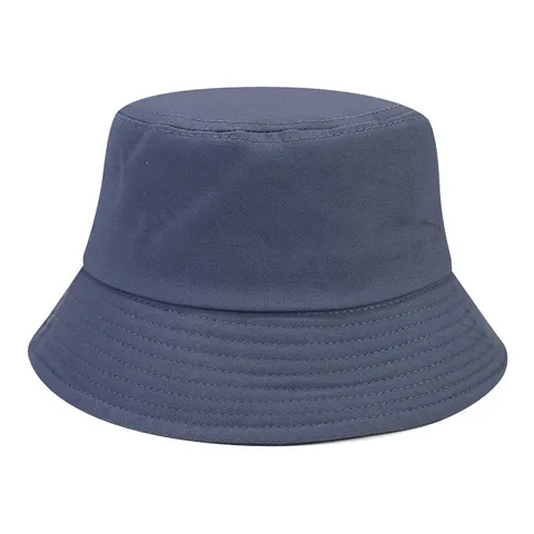 Βαμβακερό Καπέλο Bucket για Άνδρες Υπαίθριο Casual Προστασία από τον Ήλιο Αναπνεύσιμο Μονόχρωμο Καλοκαιρινό Καπέλο
