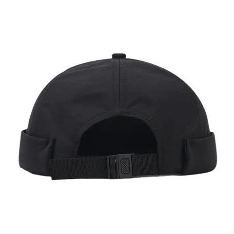 Berretto Docker Senza Tesa ad Asciugatura Rapida Estiva da Uomo Vintage Retro Berretto da Marinaio Streetwear Tinta Unita Skull Cap Regolabile