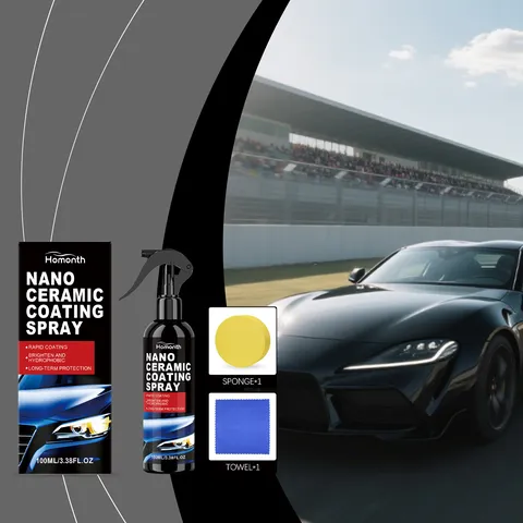 Auto Keramik Beschichtung Spray Kit Lack Kratzer Reparatur Hydrophob Politur Agent mit Schwamm und Mikrofaser Tuch für Auto Pflege