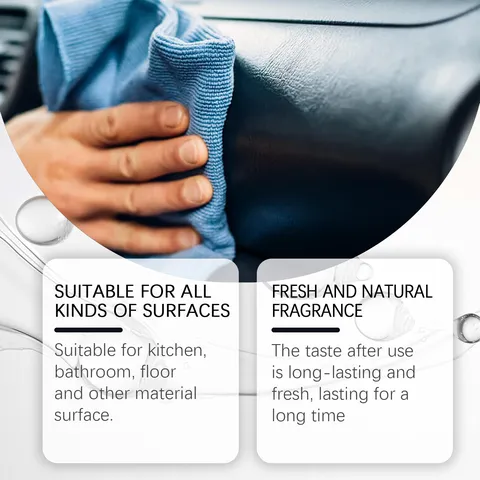 Spray Nettoyant Intérieur Voiture Multifonctionnel Détachant Ménager Polyvalent Nettoyant De Surface Efficace Pour Auto Et Maison