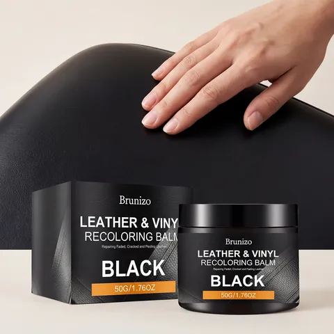 Balsamo di Ricolorazione per Pelle Crema di Riparazione Pelle Nera Per Divani Scarpe Borse Restauratore di Graffi Cura Manutenzione