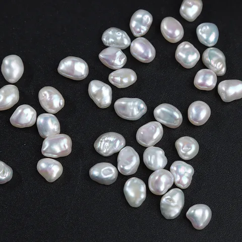 Natuurlijke Barok Zoetwaterparel Onregelmatige Nugget Parels Losse Parel Voor DIY Oorbellen Sieraden Maken Accessoire Glanzende Witte Parel