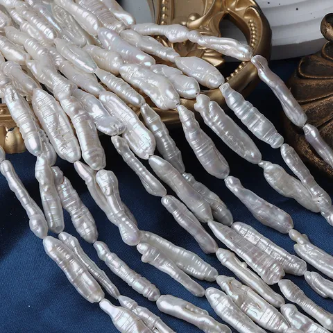Barock Süßwasserperlen Perlen Gewinde Pipa Perle Lose Perlen Für DIY Schmuckherstellung Strang Halskette Armband Material Damen Handgefertigt Zubehör
