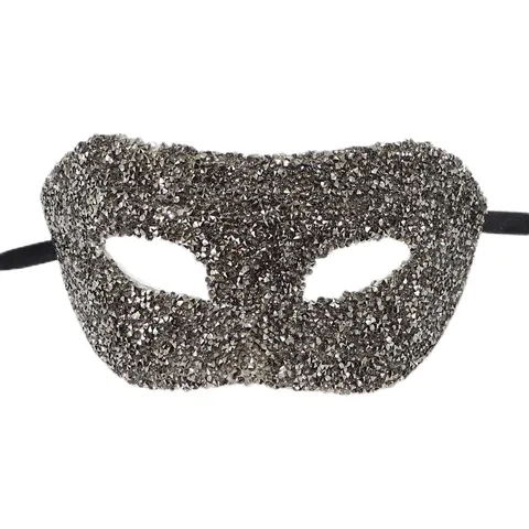 Masque de Mascarade Luxueux en Strass Pour Femmes Hommes Loup de Fête Romain Vénitien Cristal Plein Vintage Halloween Carnaval Costume Bal Masques