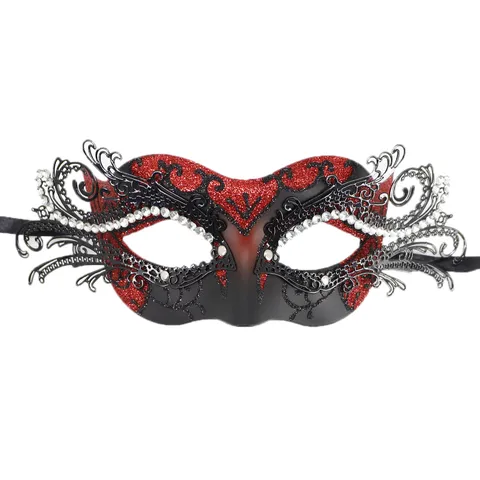 Metall Schmetterling Maskenball Maske Hohl Strass Filigran Venezianische Maske Für Halloween Karneval Party Performance Königin Kostüm