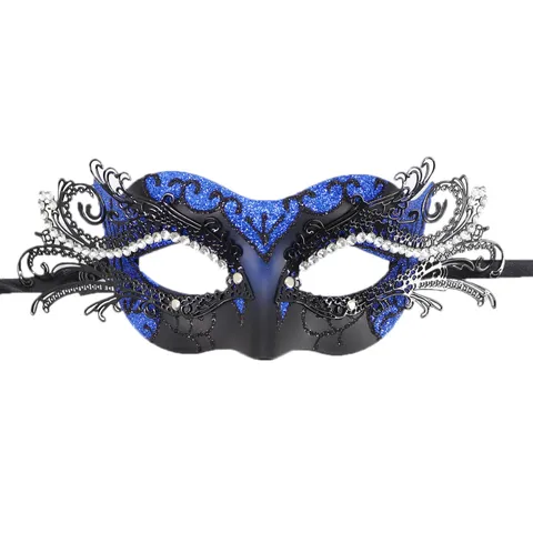 Metall Schmetterling Maskenball Maske Hohl Strass Filigran Venezianische Maske Für Halloween Karneval Party Performance Königin Kostüm