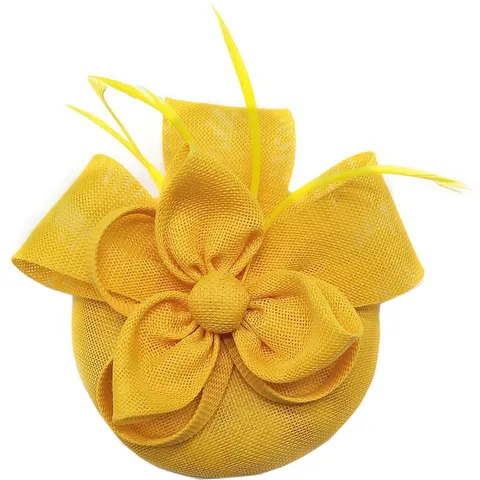 Sombrero Fascinator Elegante para Mujer Tocado de Flores y Plumas de Malla para Boda Fiesta Cóctel Banquete Estilo Hepburn Retro