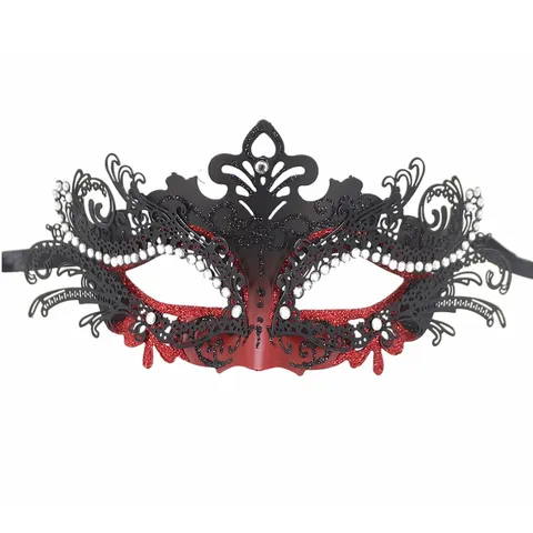 Butterfly Filigree Masquerade Mask For Women Hollow Out Rhinestone Lace Mask For Halloween Carnival Party Performance