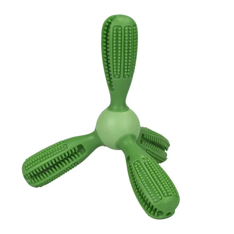 Jouet à Mâcher pour Chien TPR Jouet de Dentition Interactif Brosse à Dents pour Chien Bâton Molaire Soin Dentaire pour Animal de Compagnie
