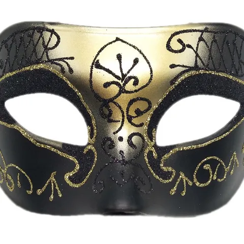 Máscara de Mascarada para Hombre Estilo Romano Vintage Halloween Carnaval Fiesta Máscara Plástico Purpurina Media Máscara para Actuación