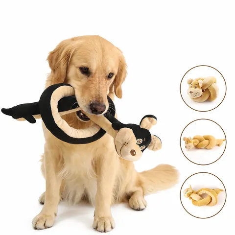 Long Plush Dachshund Dog Toy Squeaky Interactive Pet Toy Cute Animal Boredom Relief Chew Toy For Dogs And Puppies