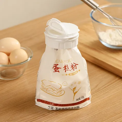Clip Di Tenuta In Plastica Per Alimenti Beccuccio A Doppio Sportello Sacchetto Da Cucina Sigillante Ermetico Per Polvere