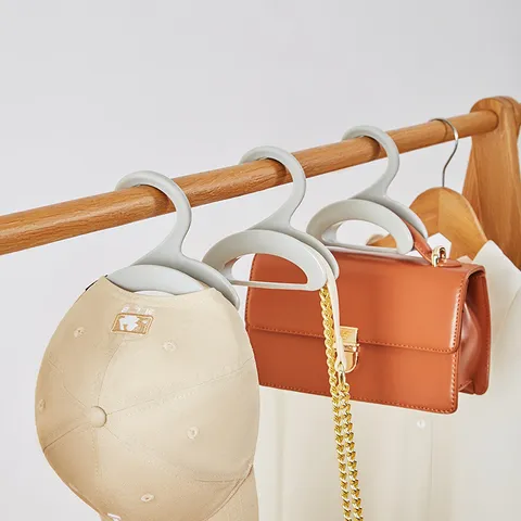 Multi-Purpose Bag Hook For Wardrobe Handbag Hanger Non-Damaging PP Plastic Storage Hook Closet Organizer Scarf Tie