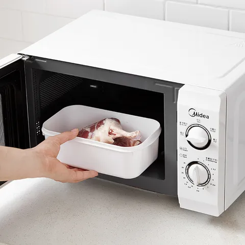 Plastic Food Storage Container With Lid Airtight Kitchen Refrigerator Food Organizer Microwave Safe Meal Prep Box
