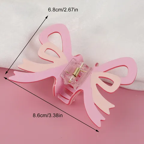Französischer Stil Schmetterling Acetat Haarklammer Bunte Shark Clips Süße Haarschmuck Für Damen Tägliches Haarstyling Schmuck