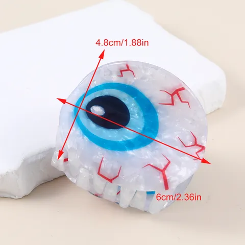 Acetat Böser Blick Haarkralle Clip Für Damen Persönlichkeit Mode Haarschmuck Handgefertigt Böser Blick Haarklammer