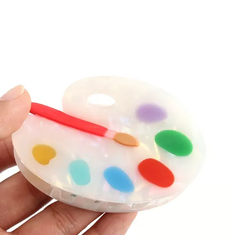 Original Schreibwaren Design Acetat Haarklammern Für Damen Hochwertige Süße Bleistift Palette Buch 8-Ball Form Haarspangen Mode Haarschmuck