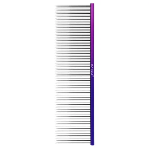 Pet Grooming Comb Stainless Steel Metal Pin Brush For Cats And Dogs Long Hair Detangling Colorful Aluminum Handle Pet Care Tool
