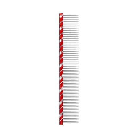 Professional Pet Grooming Comb Lightweight Aluminum Handle Stainless Steel Fine Teeth Hair Care Tool For Cats And Dogs