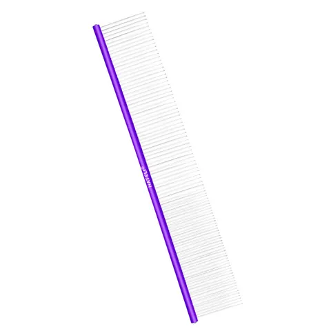 Stainless Steel Long Tooth Pet Grooming Comb For Dogs Cats Dematting And Shedding Metal Pet Hair Care Tool