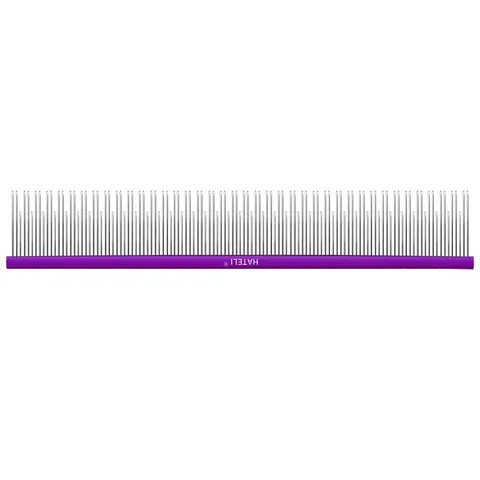 Stainless Steel And Aluminum Pet Grooming Comb Fine Teeth Dog And Cat Hair Detangling Tool Pet Supplies