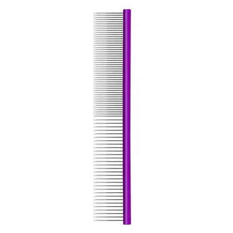 Professional Stainless Steel Pet Grooming Comb For Cats And Dogs Dense And Sparse Teeth Metal Pet Hair Care Brush