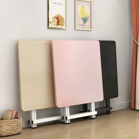 Draagbare Klapptisch Kleine Ruimte Eettafel Outdoor Camping Minimalistische Multifunctionele Houten Paneel Tafel
