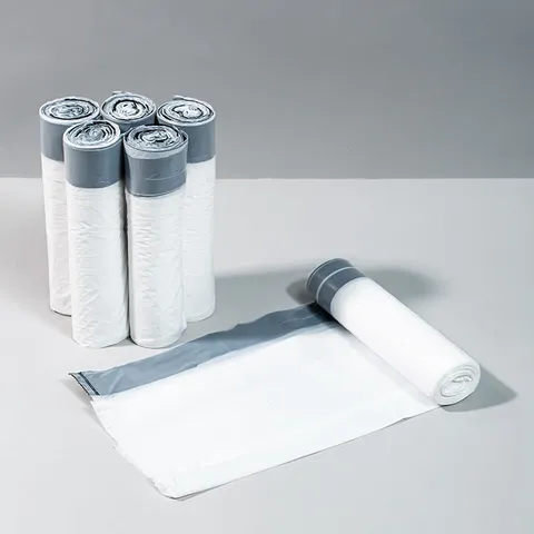 Heavy Duty Drawstring Trash Bags Household Kitchen Cleaning Garbage Bags Thickened Portable Trash Pocket