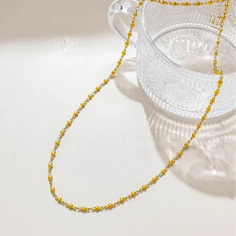 Chaîne de Base en Acier Inoxydable 304 Chaîne Artisanale Semi-Finie pour la Fabrication de Bijoux DIY Fournitures Polyvalentes Chaînes de Perles Or Argent Matériel