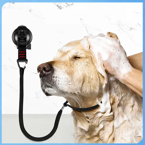 Pet Bathing Fixed Anchor Suction Cup Dog Leash Grooming Restraint Tool Rubber Nylon Pet Supply for Cat Dog Bath Shower