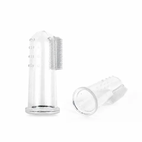 Pet Finger Toothbrush Soft Silicone Cat Dog Teeth Cleaning Tool Portable Storage Box Oral Care Pet Supplies