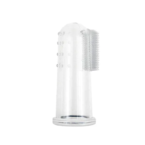 Spazzolino da Dito per Animali Domestici in Morbido Silicone Strumento di Pulizia dei Denti per Gatti e Cani Scatola di Immagazzinaggio Portatile Cura Orale Forniture per Animali