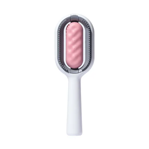 Pet Hair Removal Comb Self Cleaning Slicker Brush Pet Grooming Tool For Cat And Dog Deshedding Brush