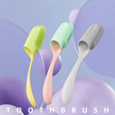 Pet Toothbrush Finger Toothbrush Soft Rubber Teeth Cleaning Brush For Dog And Cat Oral Dental Care Tool