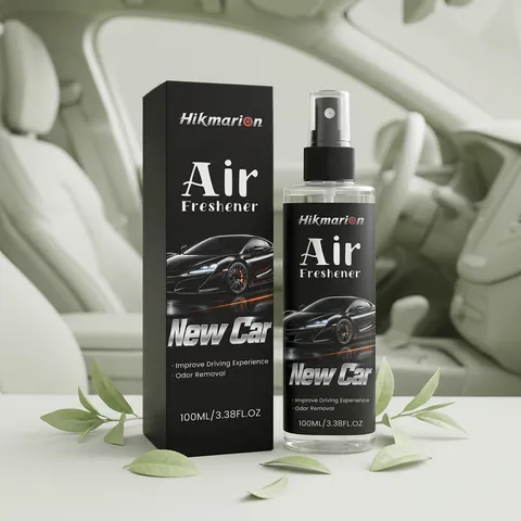Deodorante per Auto Hikmarion 100ML Flacone Spray Portatile Profumo Fresco Lunga Durata Rimozione Odori Interni Auto