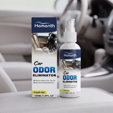 Homonth Car Air Freshener Green Tea Scent Odor Eliminator Spray Long Lasting Fragrance Automotive Interior Refreshing Supply