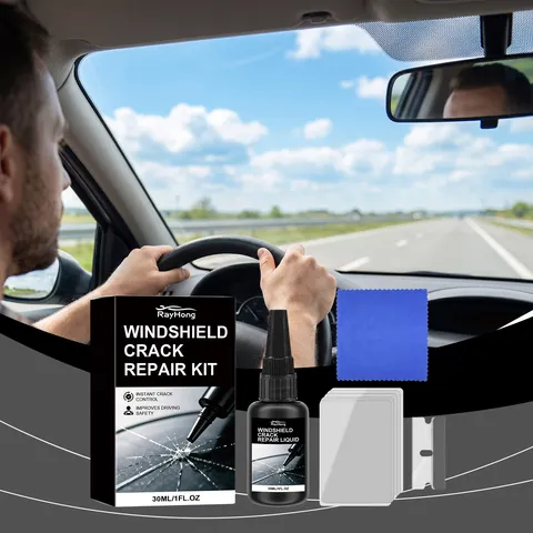Car Windshield Repair Kit Glass Crack Chip Resin Repair Tool Windscreen Scratch Restoration For Automotive Glass