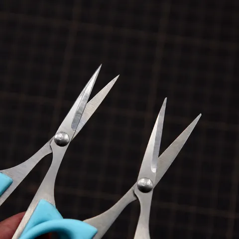 Ergonomische Edelstahl Detail Schere Für Polymer Clay Weiche Keramik Handwerk Präzision Gerade Spitze Schneidwerkzeug