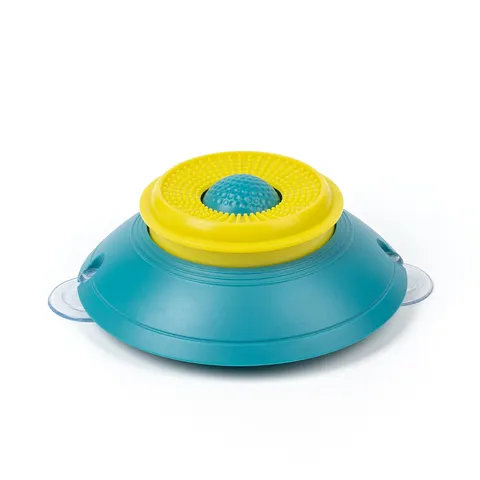 Comedero Lento para Mascotas de Plástico ABS Juguete Rompecabezas para Perros con Ventosa