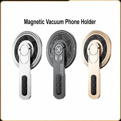 Magnetischer Handy Ringhalter Desktop Ständer 360 Grad Drehbar Klappbar Metall Dekompression Handyhalterung